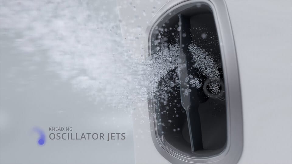 OSCILLATEUR DE PÉTRISSAGE JETS DE SPA